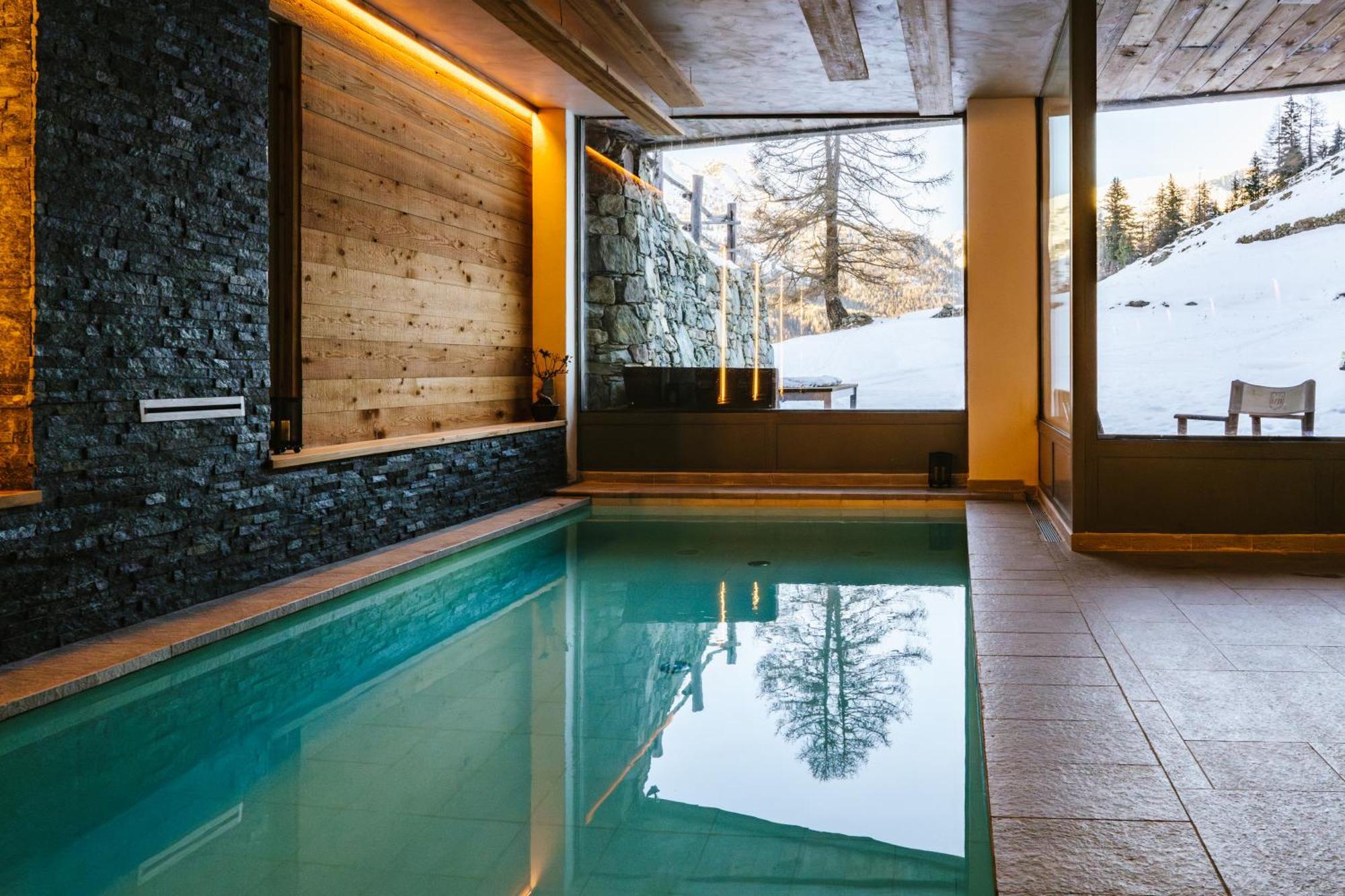 Hotellerie De Mascognaz Champoluc Esterno foto