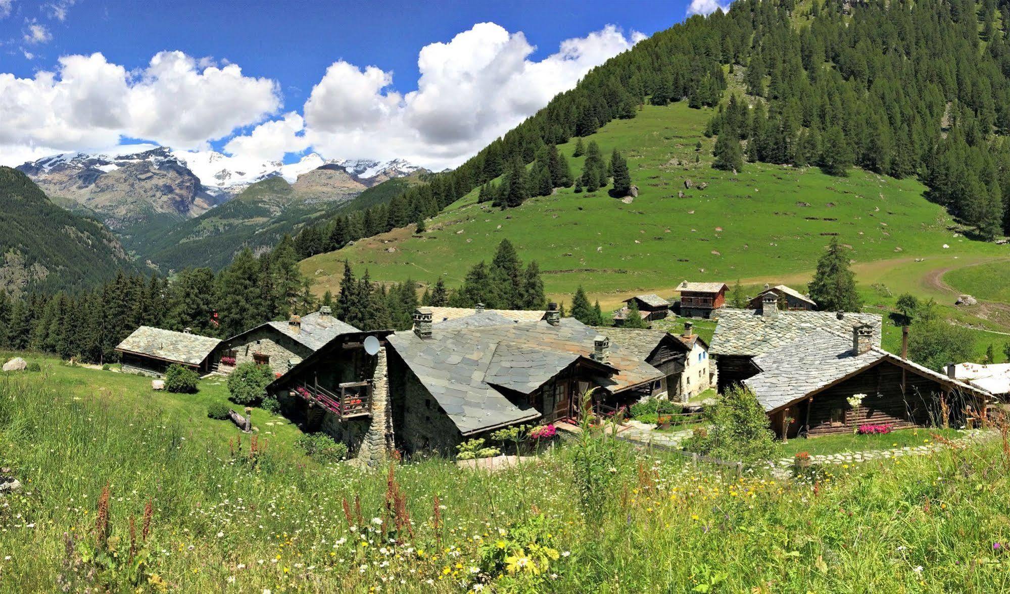Hotellerie De Mascognaz Champoluc Esterno foto